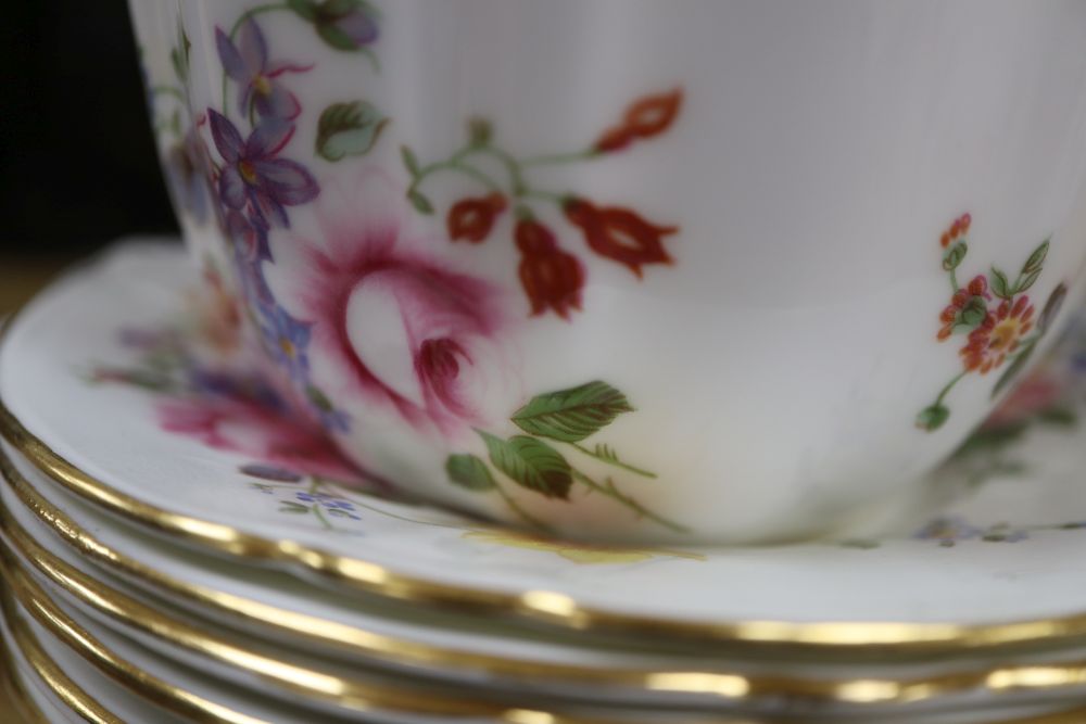 A Royal Crown Derby Posies part tea service and other Royal Crown Derby teaware